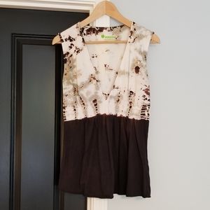 Tie-Dye Sleeveless Top